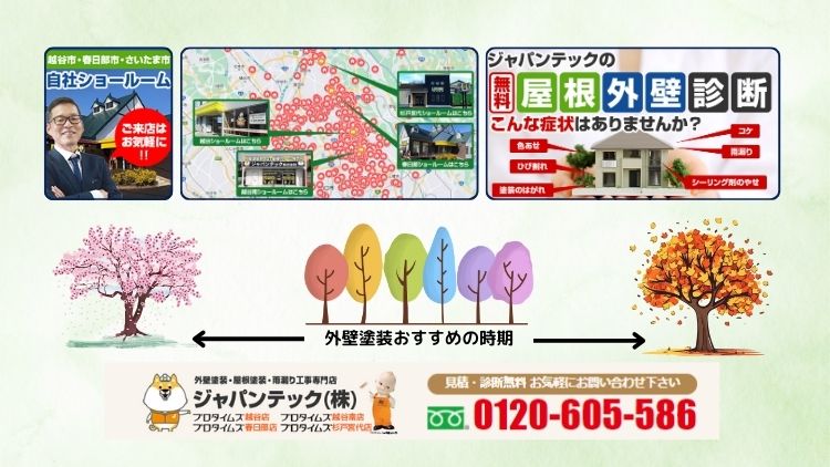 春日部市で外壁塗装をするならジャパンテックにおまかせ！